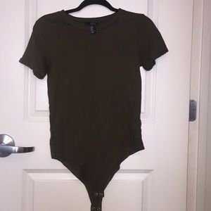 Dark green one-piece